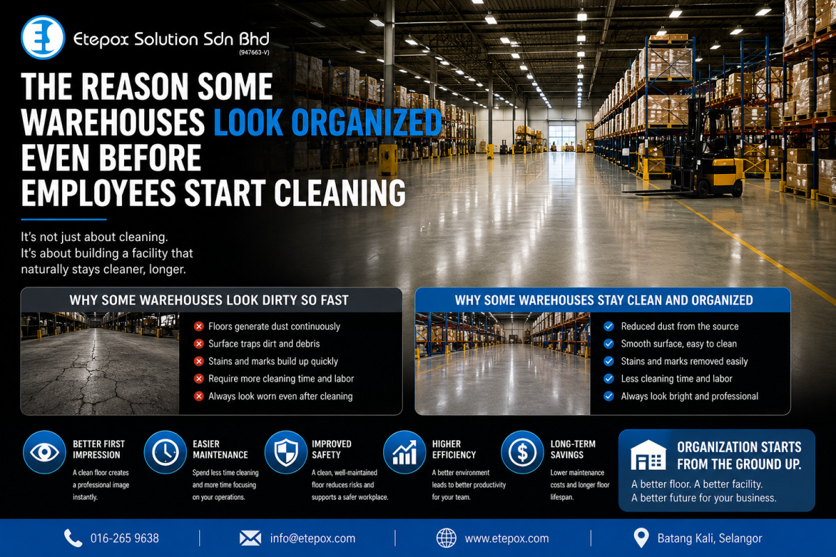 The Reason Some Warehouses Look Organized Even Before Employees Start Cleaning