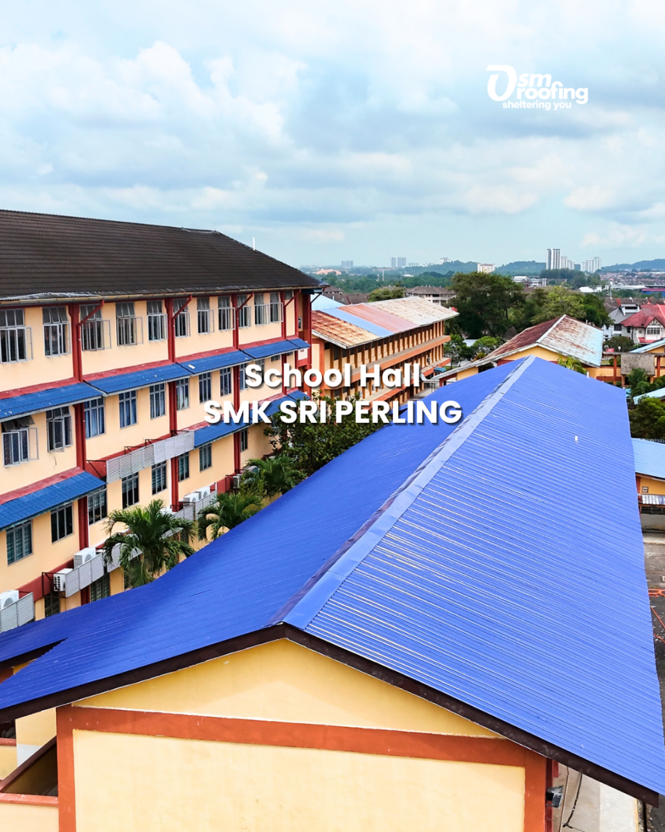 Designed to stand out from every angle, the new School Hall at SMK Sri Perling.