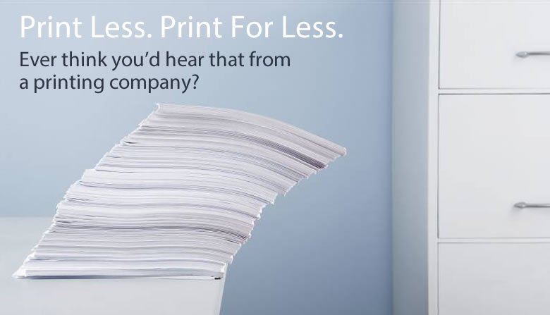 4 Ways to Print Less and Save More