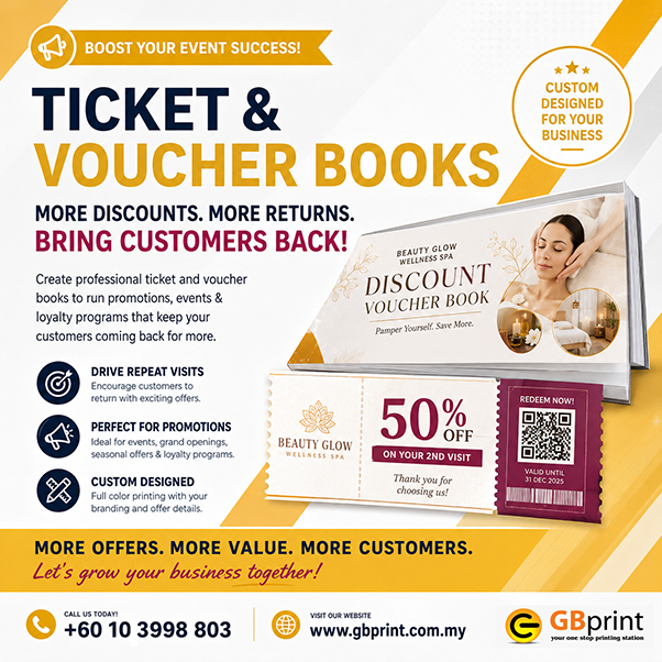 TICKET & VOUCHER BOOKS