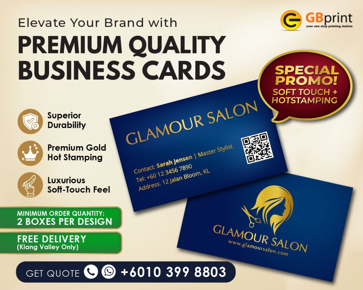 Elevate Your Corporate Identity: Premium Soft-Touch Business Cards