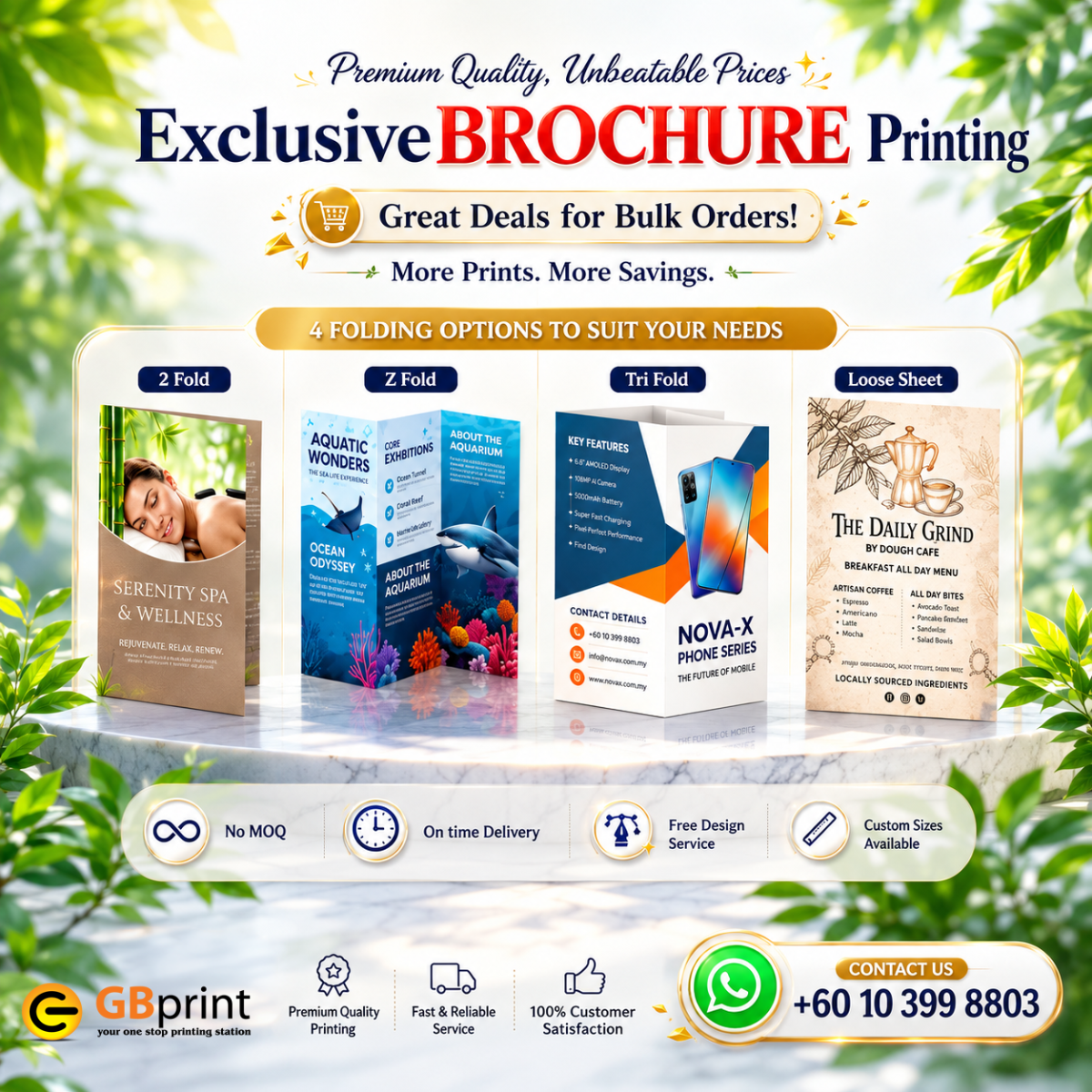 Premium Brochure Printing Services