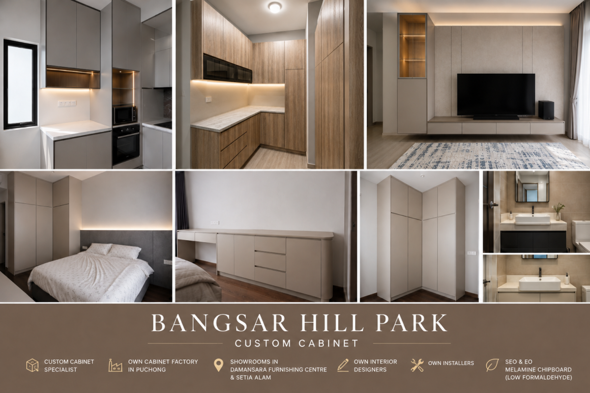 Bangsar Hill Park Custom Cabinet | Avenue Design KL