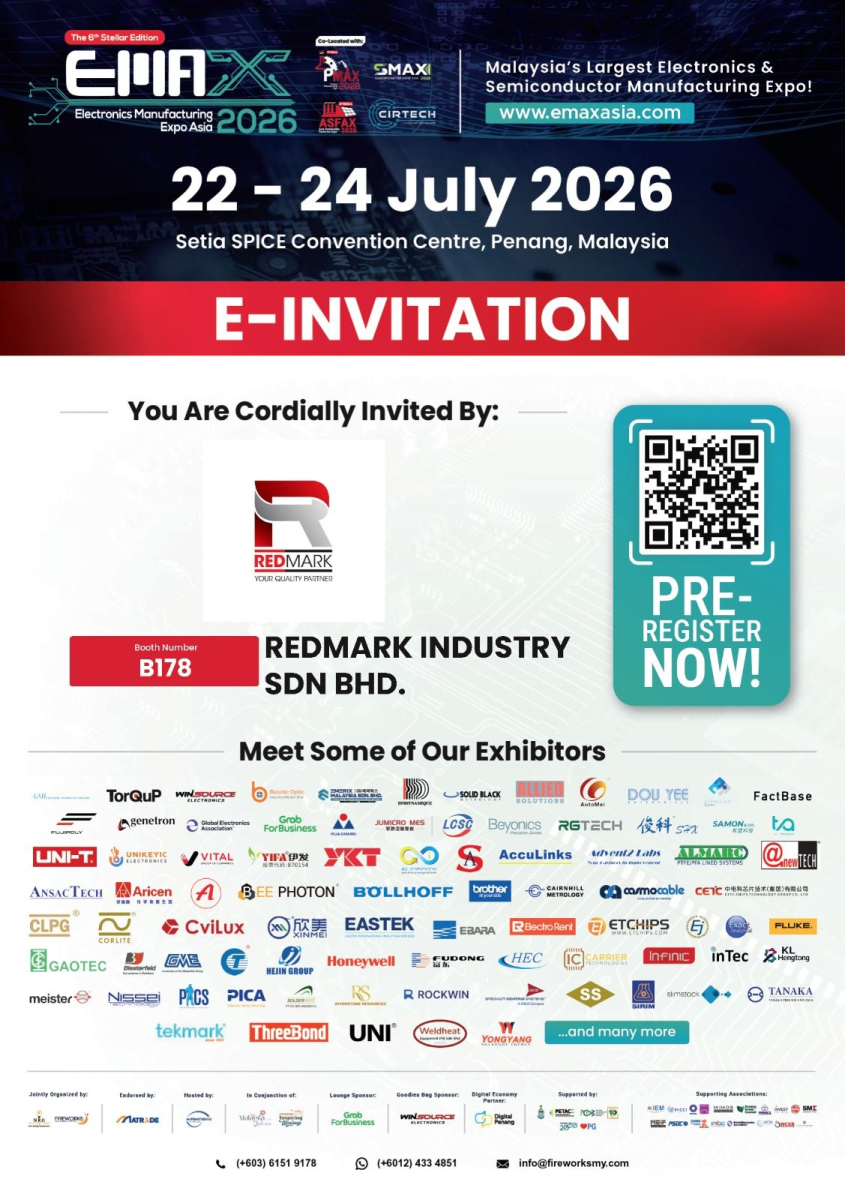 Join Redmark Industry at EMAX 2026!