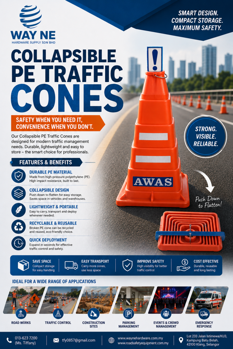 Collapsible PE Traffic Cones: The Smart Choice for Efficient Traffic Management