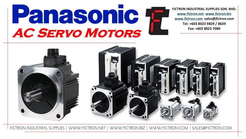 PANASONIC AC Servo Motor Supply & Repair - Fictron Industrial