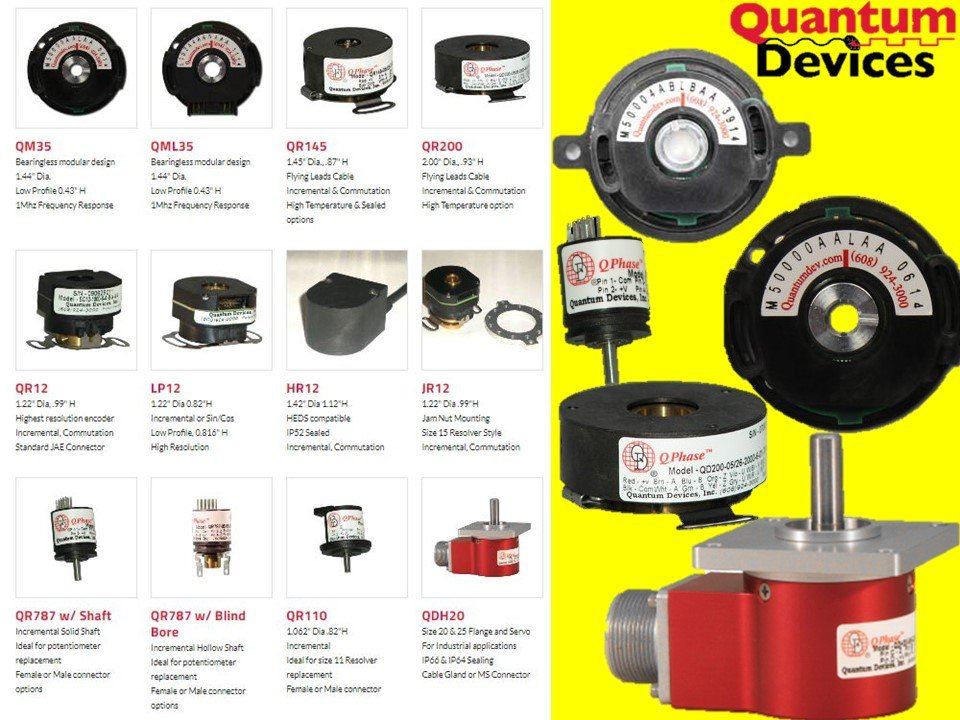New Industrial Grade Optical encoder from quantum devices