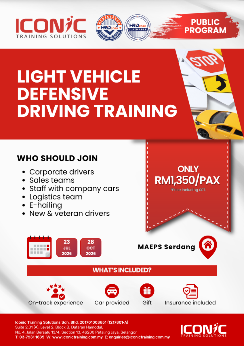 Less Than a Month Left   Secure Your Seat for Defensive Driving Training