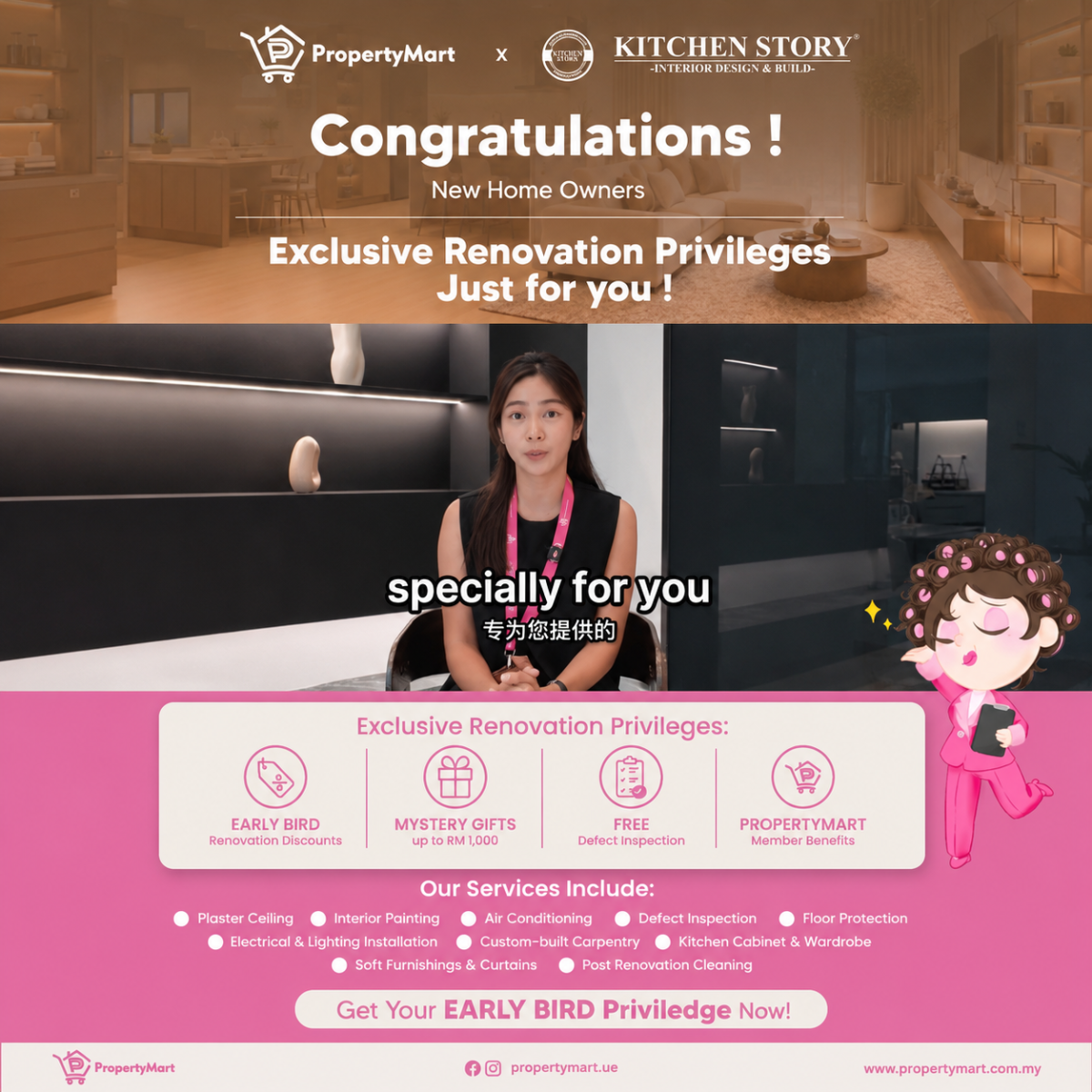 Property Mart Penang x Kitchen Story Launch Exclusive Alton Residence Jelutong Full Renovation Package