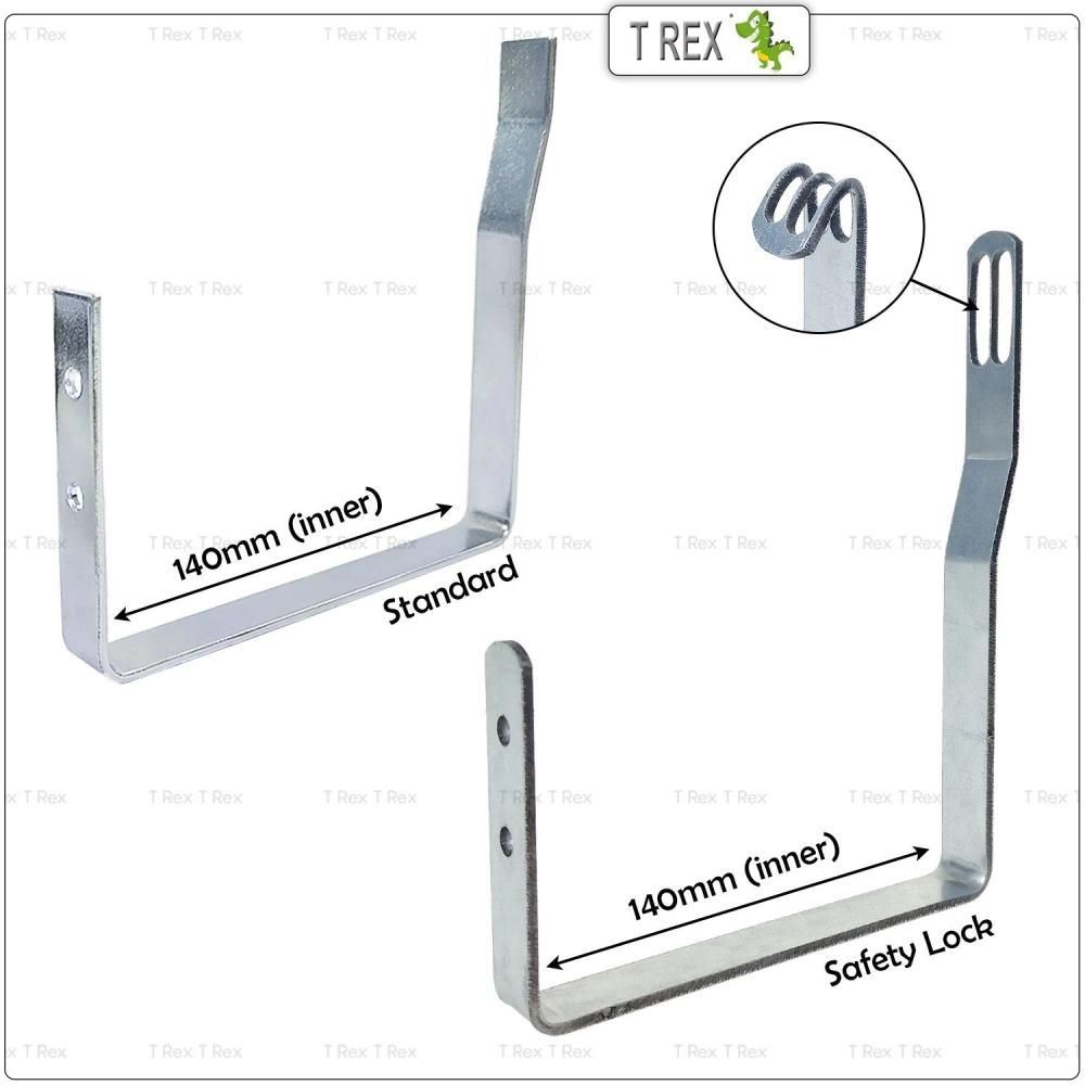 New Upgrade: T Rex Rain Water Gutter Holder Now Available with Safety Lock Feature