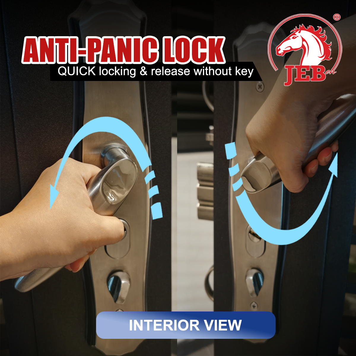 the Anti-Panic Lock for Security Door by JEB