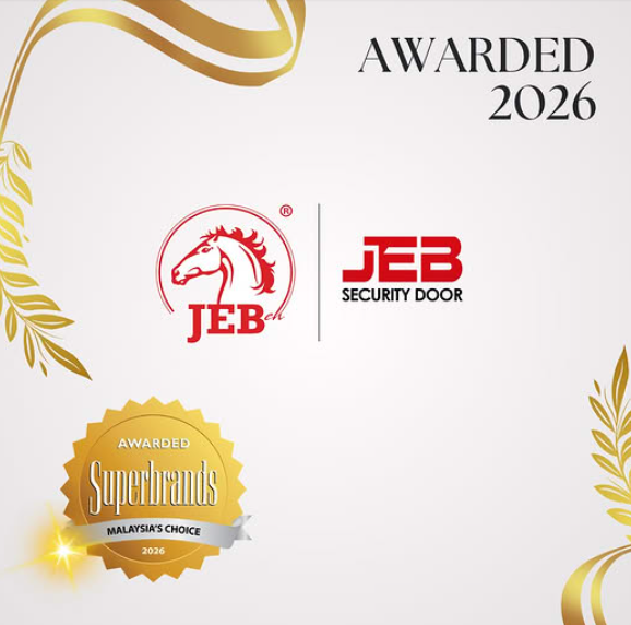 JEB Security Door has been awarded the Superbrands status Malaysia's Choice 2026