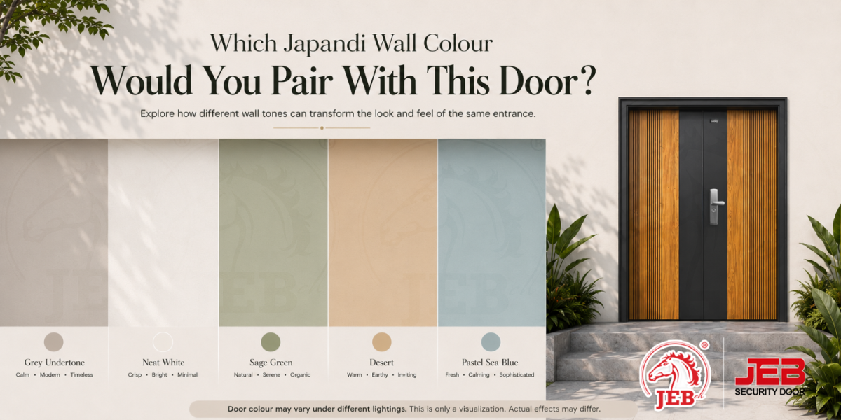 Which japandi wall colour would you pair with fluted COZY door?