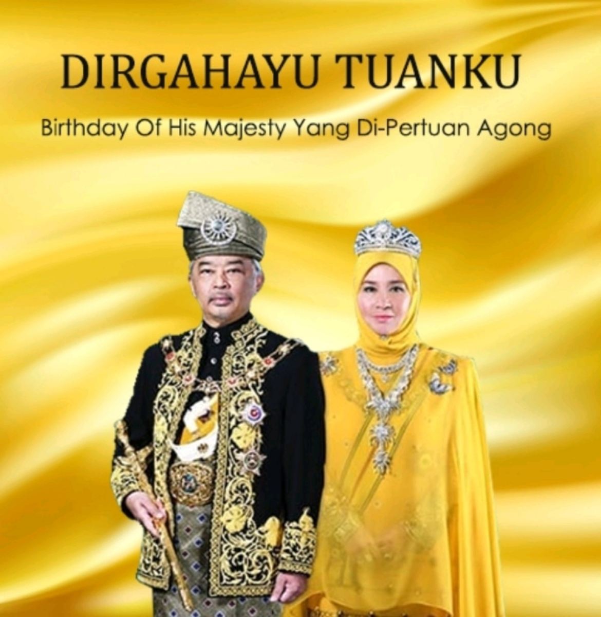 Our heartiest congratulations to His Majesty, Yang di-Pertuan Agong XVI on the occasion of His Majesty's birthday. Wishing His Majesty an abundance of health and many happy returns of the day.