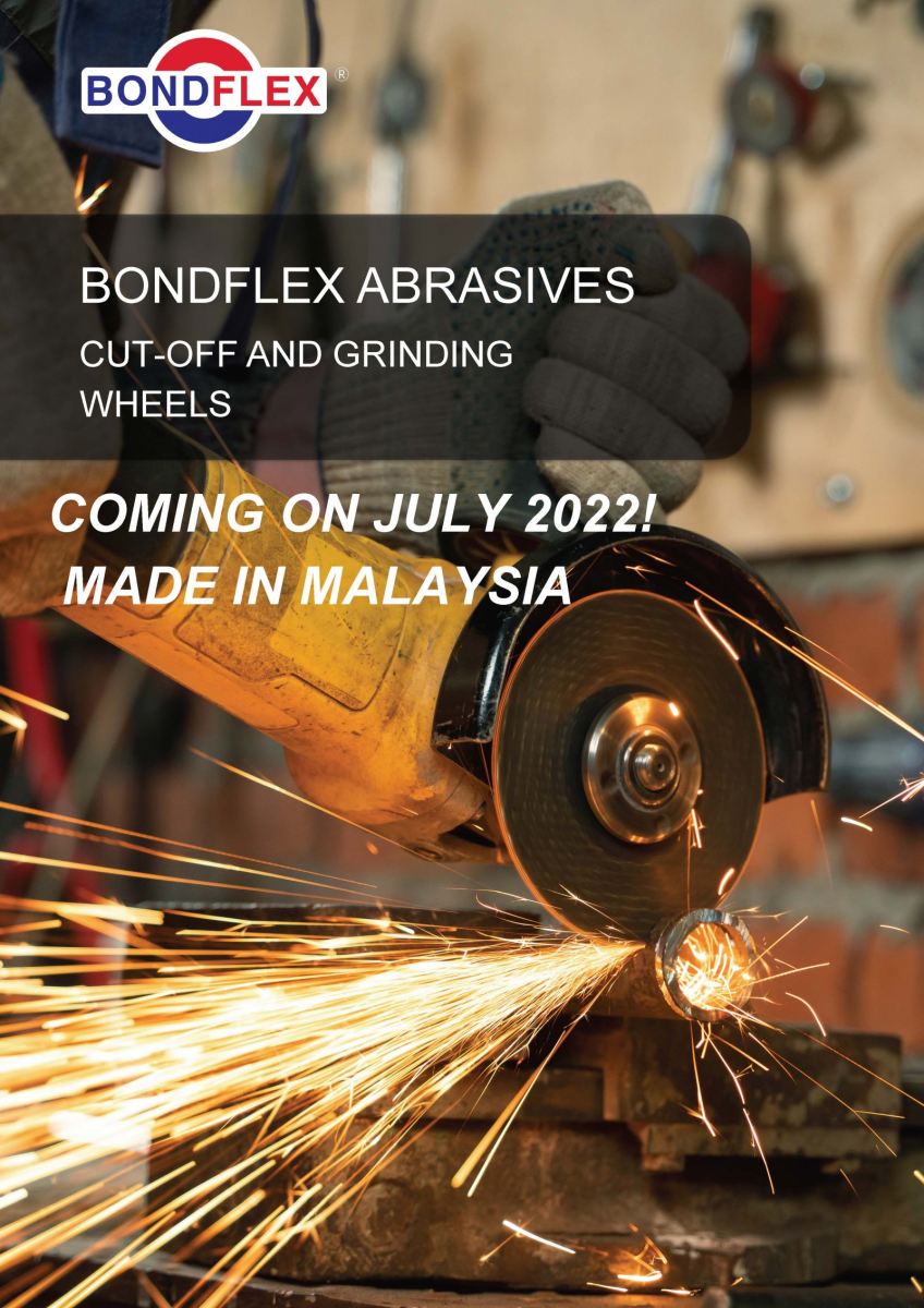 BONDFLEX ABRASIVES. BRAND-NEW product coming on JULY.