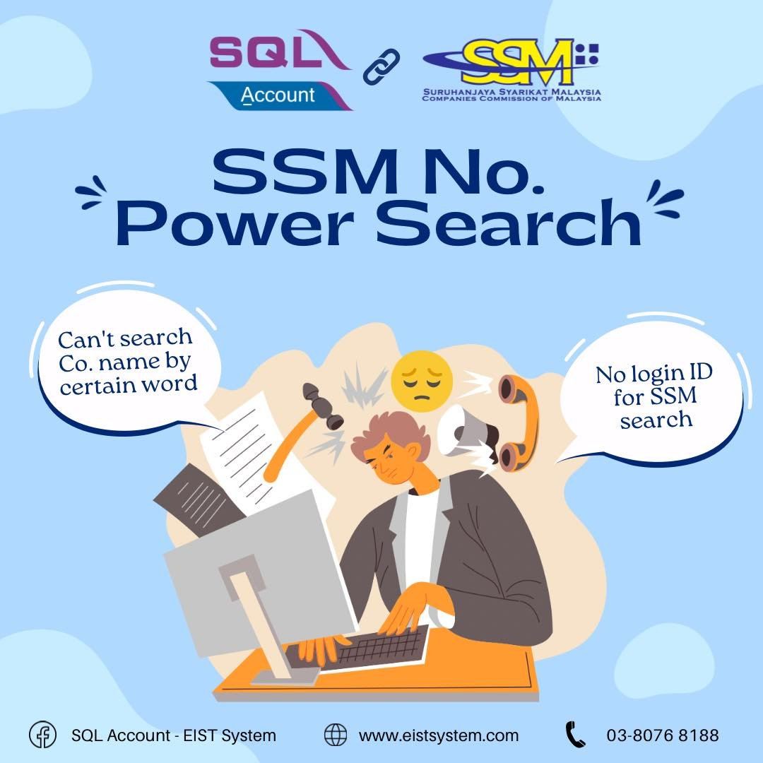 SQL Account - Advance SSM Number Power Search