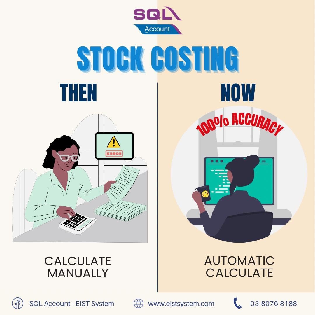 SQL ACCOUNT - 100% ACCURACY FOR STOCK COSTING