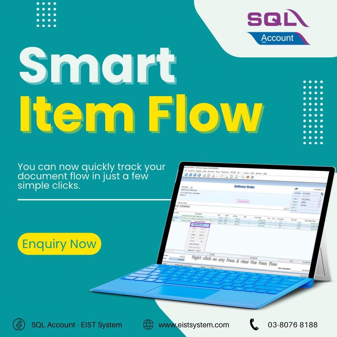 SQL Account - Smart Item Flow