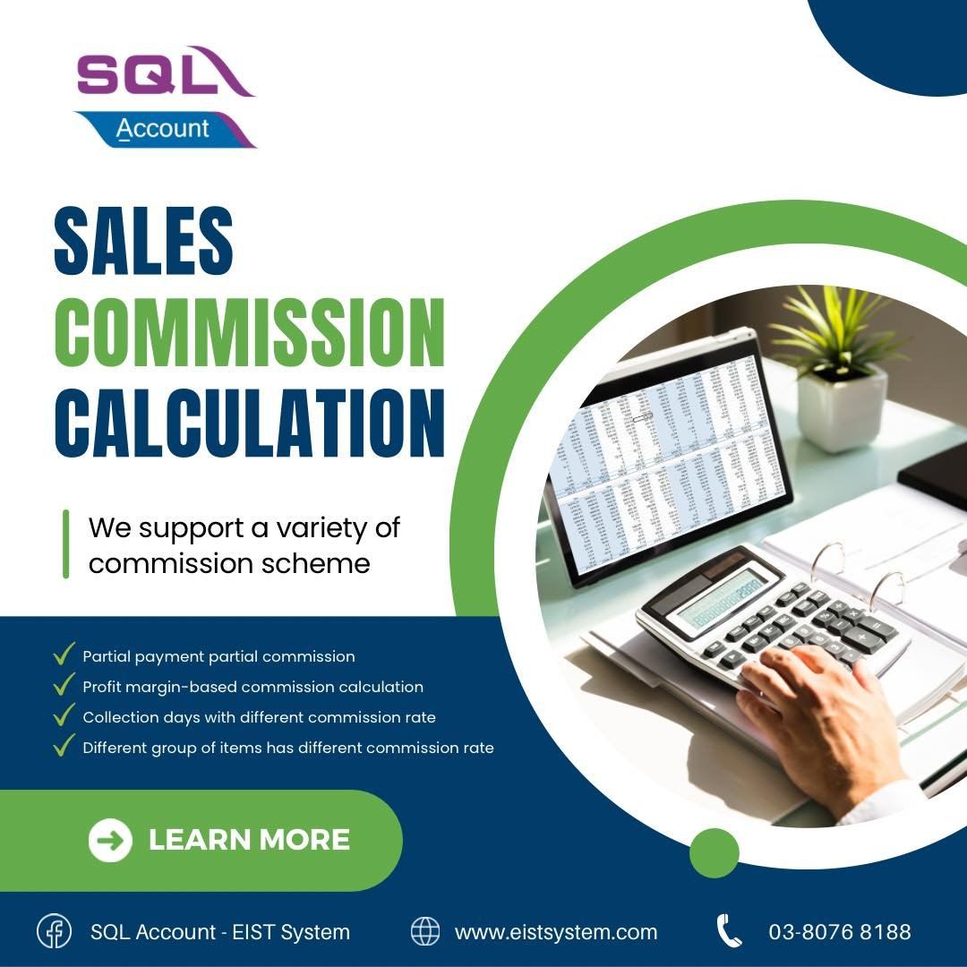 SQL Account - Sales Commission Calculation