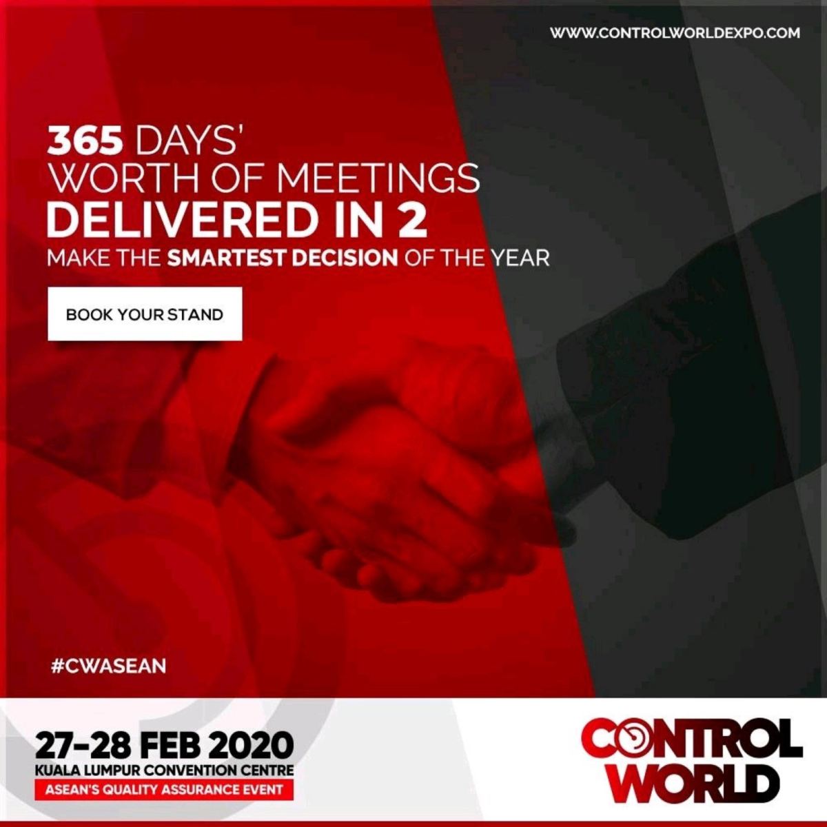Creaform 3D Scanner will be exhibiting in Control World ASEAN on 27 Feb 2020 & 28 Feb 2020