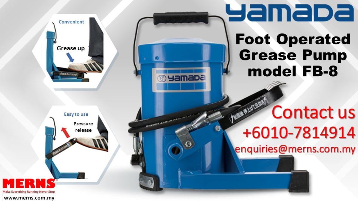 YAMADA Foot Operated Grease Pump
