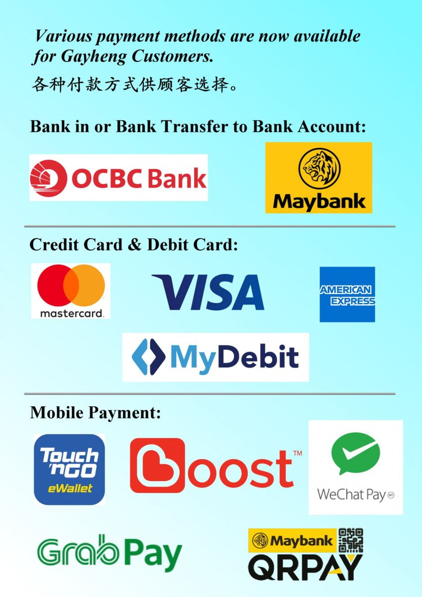 Various Payment Method Accepted here! ָʽѡ