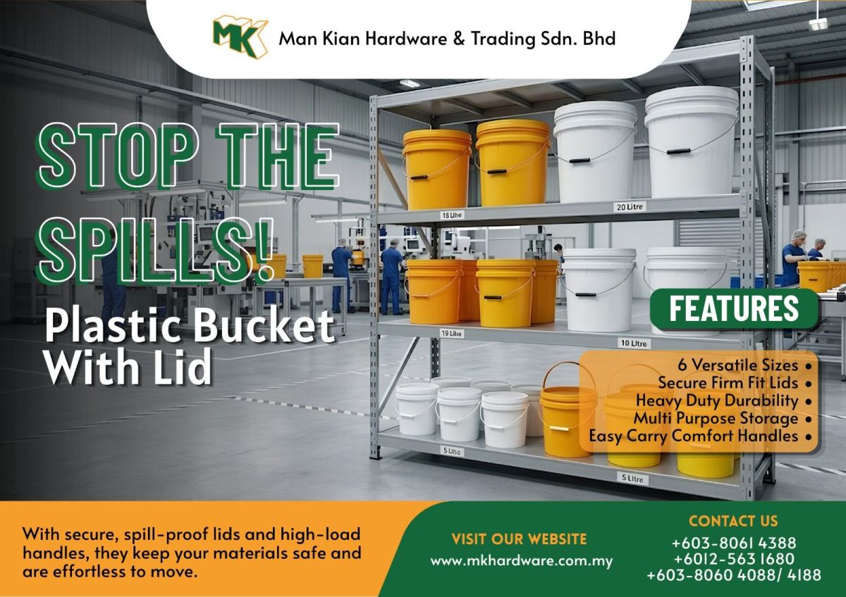 Plastic Bucket with Lid   Strong, Secure & Built for Everyday Use