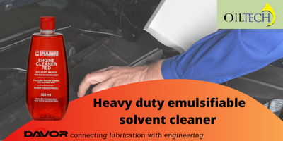 Heavy duty emulsifiable solvent cleaner