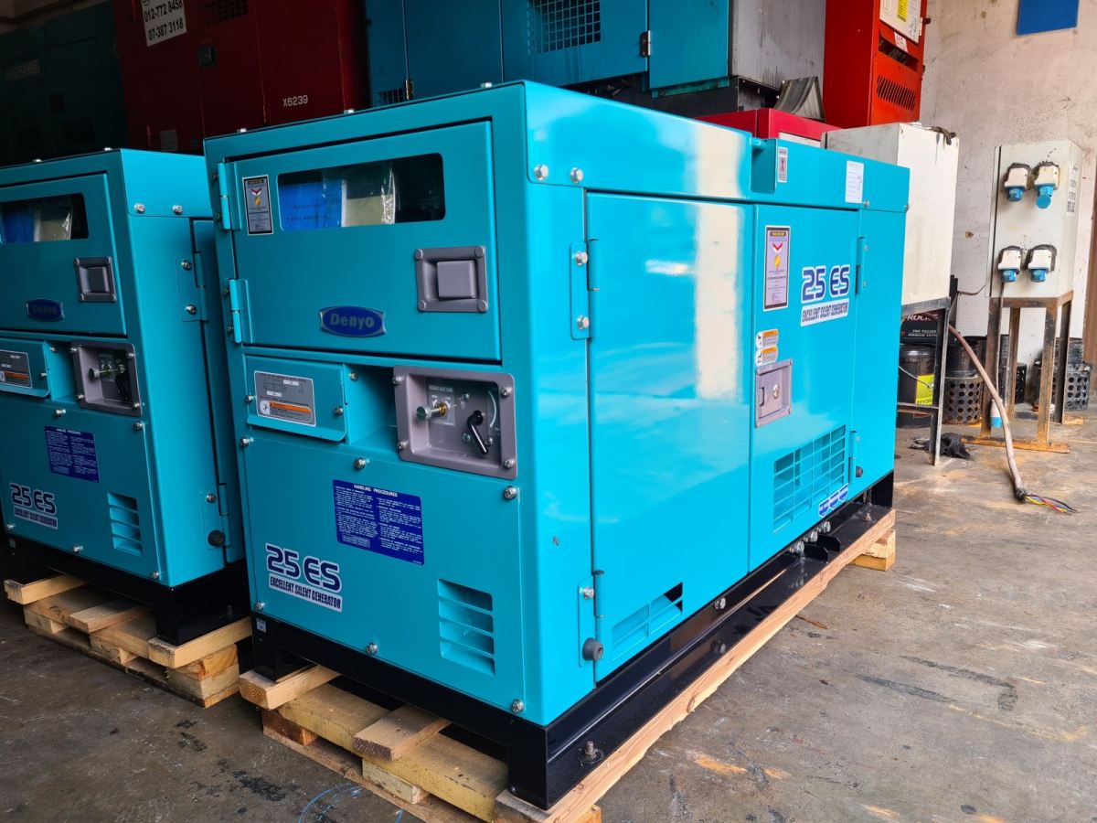 New 25 kVA Generator Set for Sale Johor Bahru