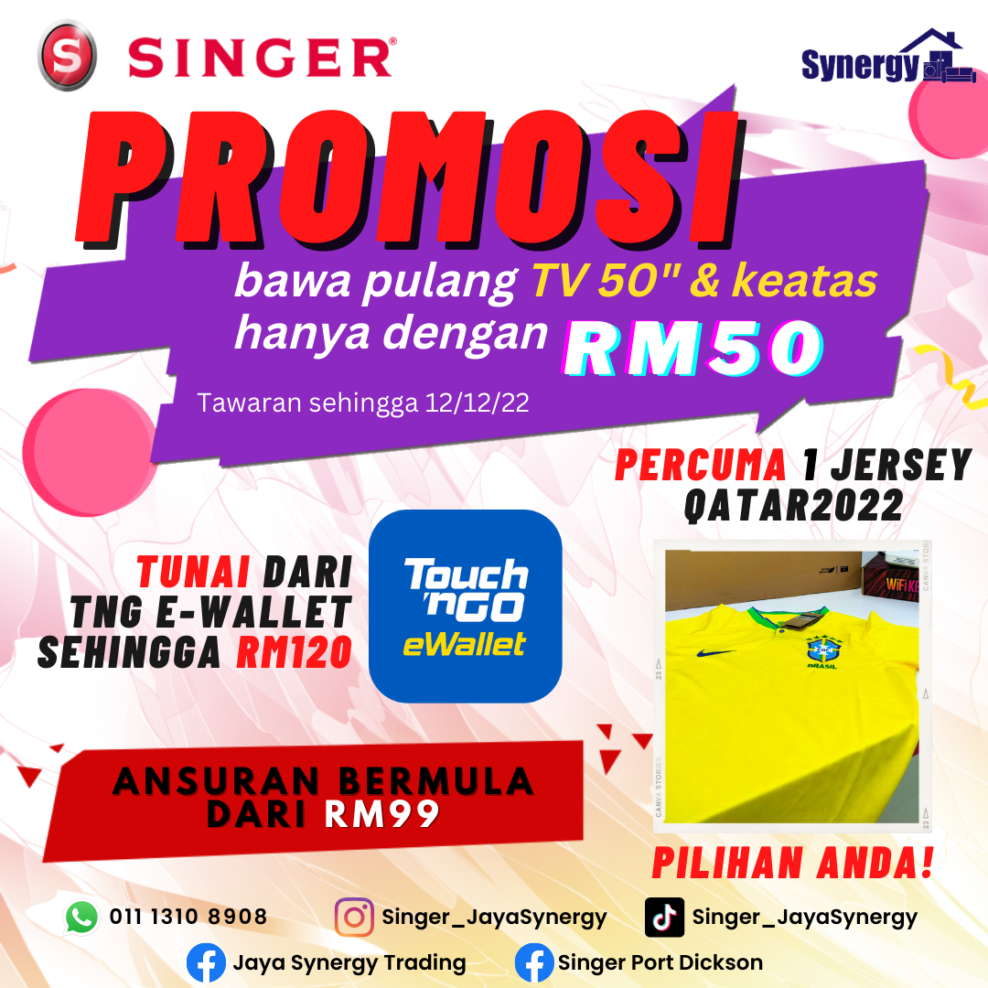 BRING HOME TV WITH ONLY RM50