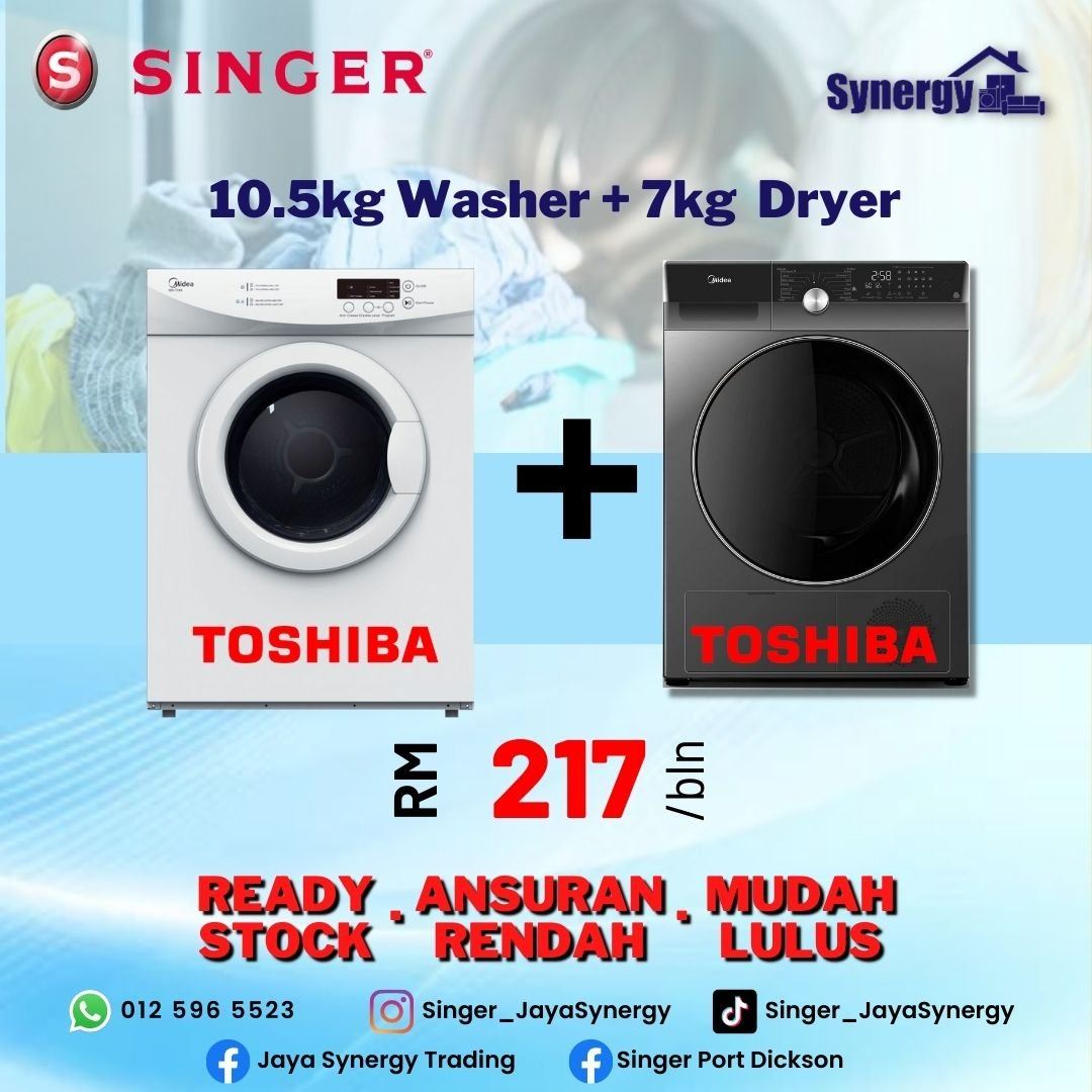 Toshiba Washer + Dryer Package
