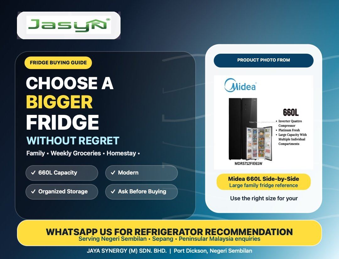 Best Refrigerator Size for Malaysian Families: How to Choose Before You Buy