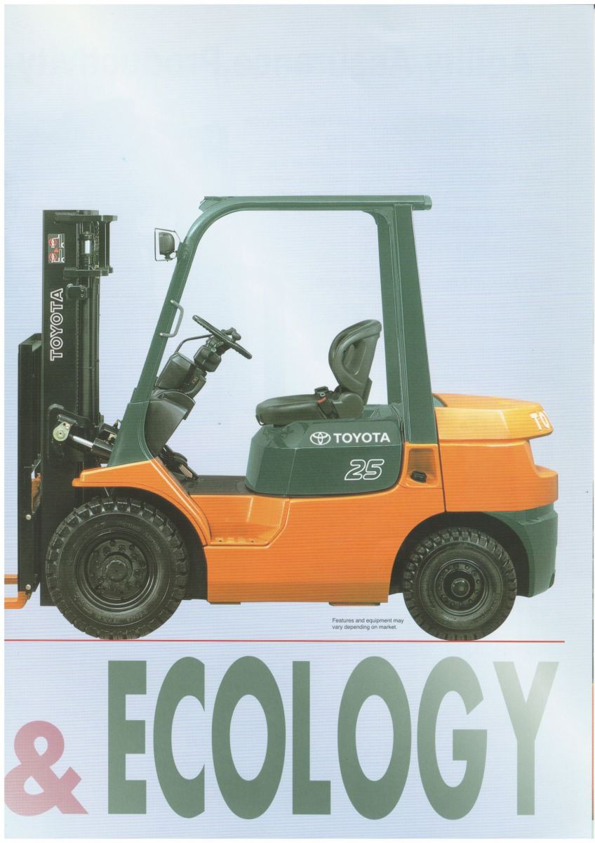 About the Catalogue and Specs of our Toyota 7 Series Forklift