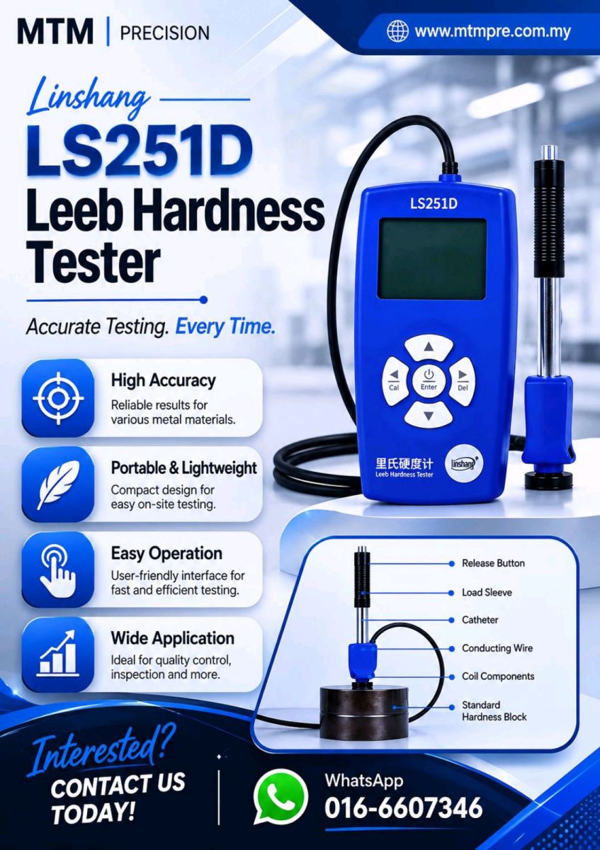Linshang LS251D Leeb Hardness Tester Malaysia