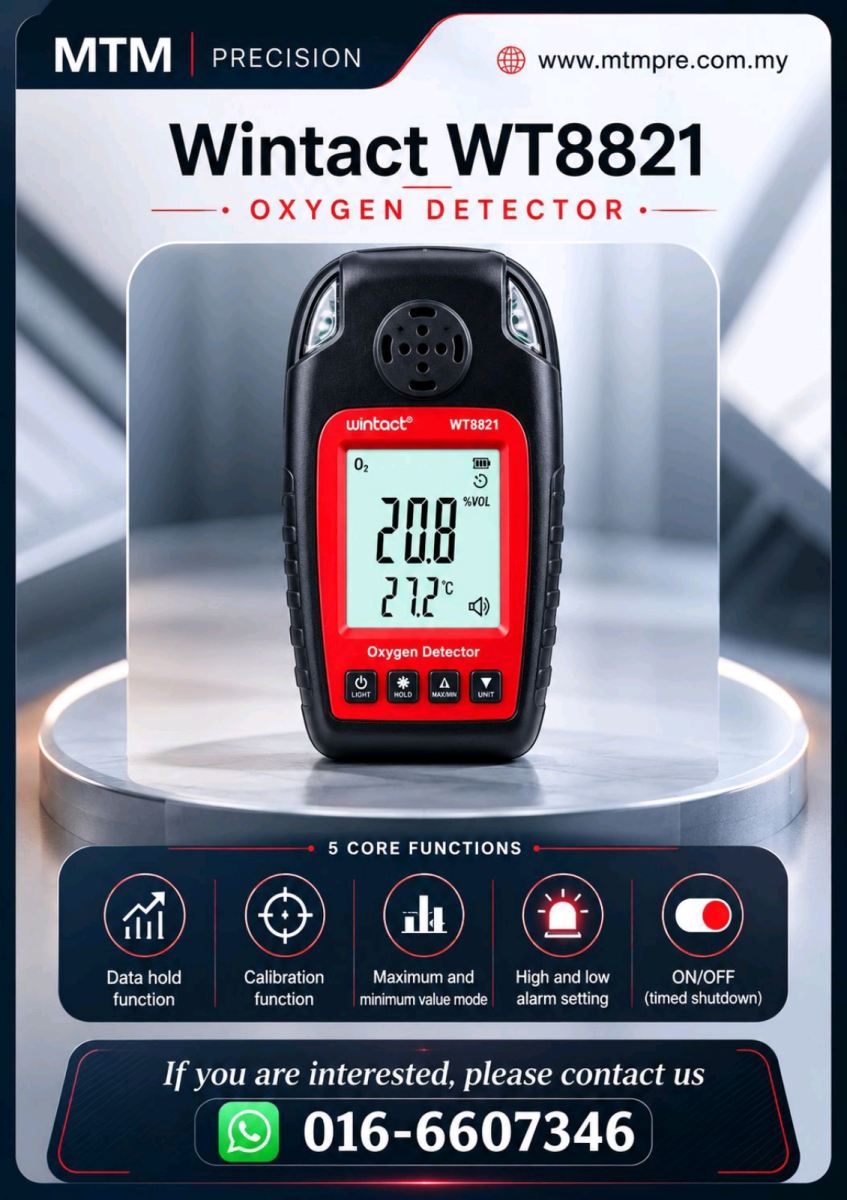Wintact WT8821 Oxygen Detector Malaysia