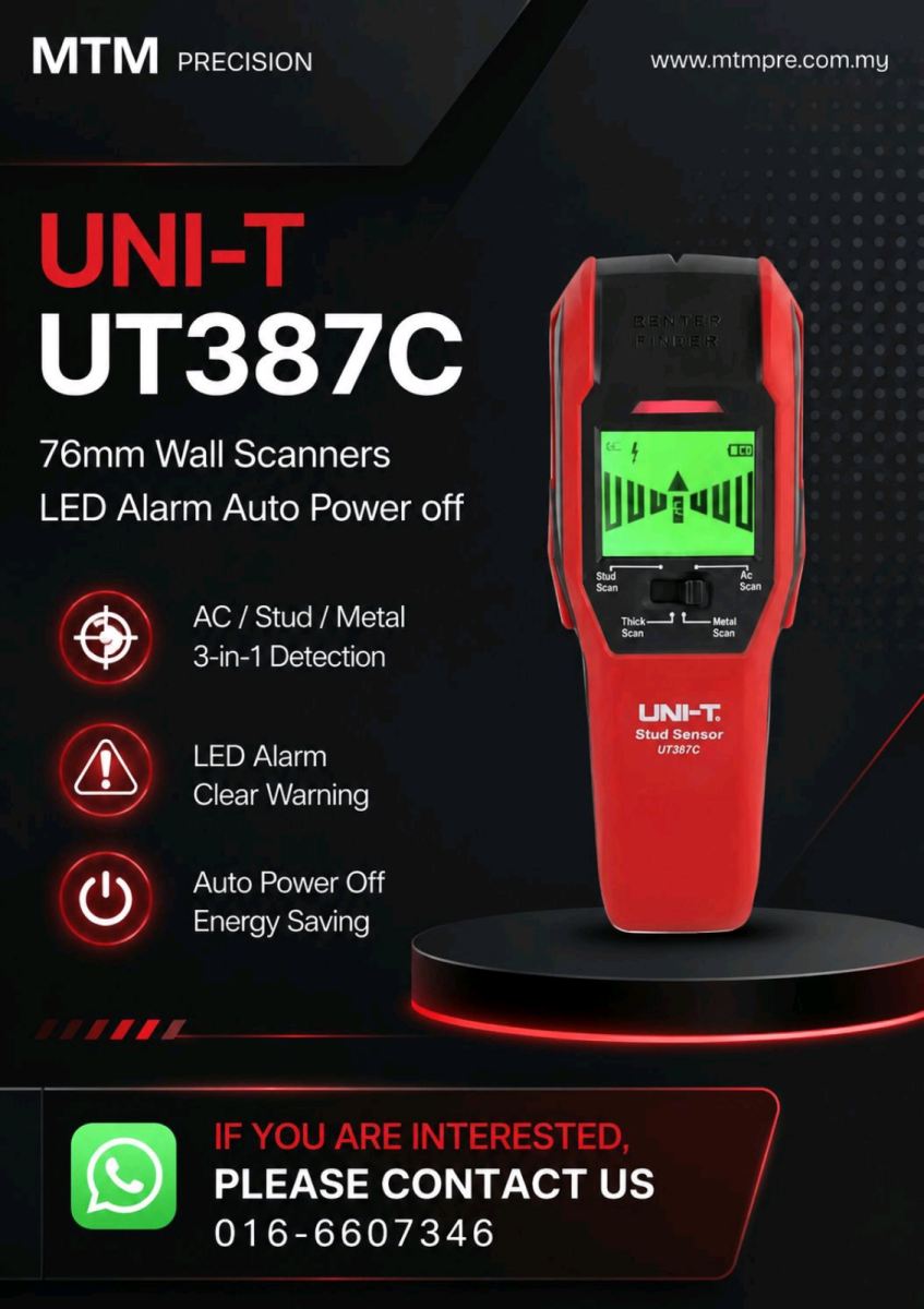 UNI-T UT387C Wall Scanner Malaysia