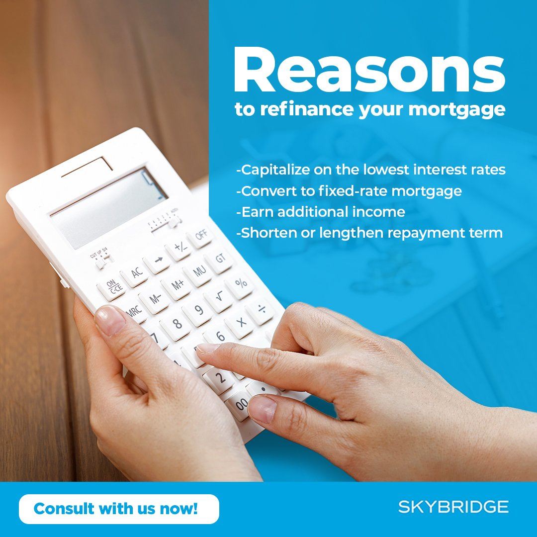 Reasons to refinance your mortgage