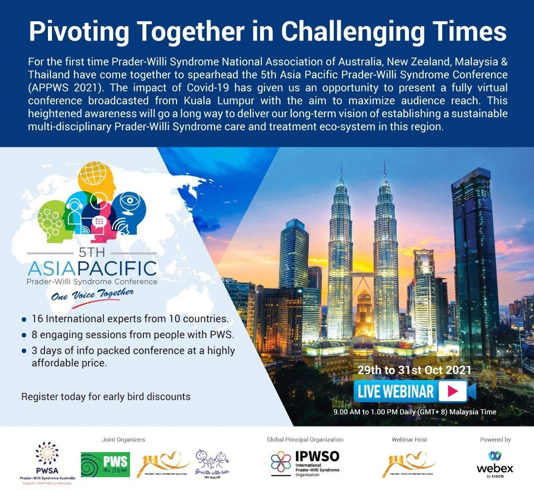 The 5th Asia Pacific Prader-Willi Conference 2021