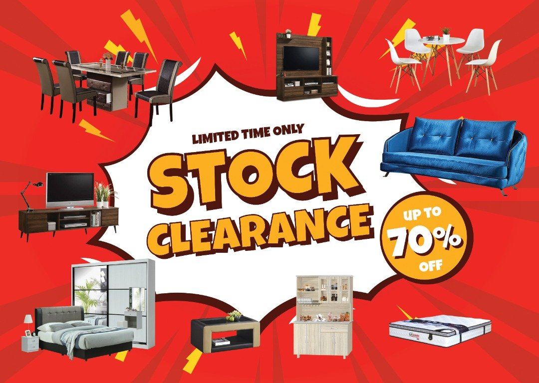 YEAR END STOCK CLEARANCE SALES