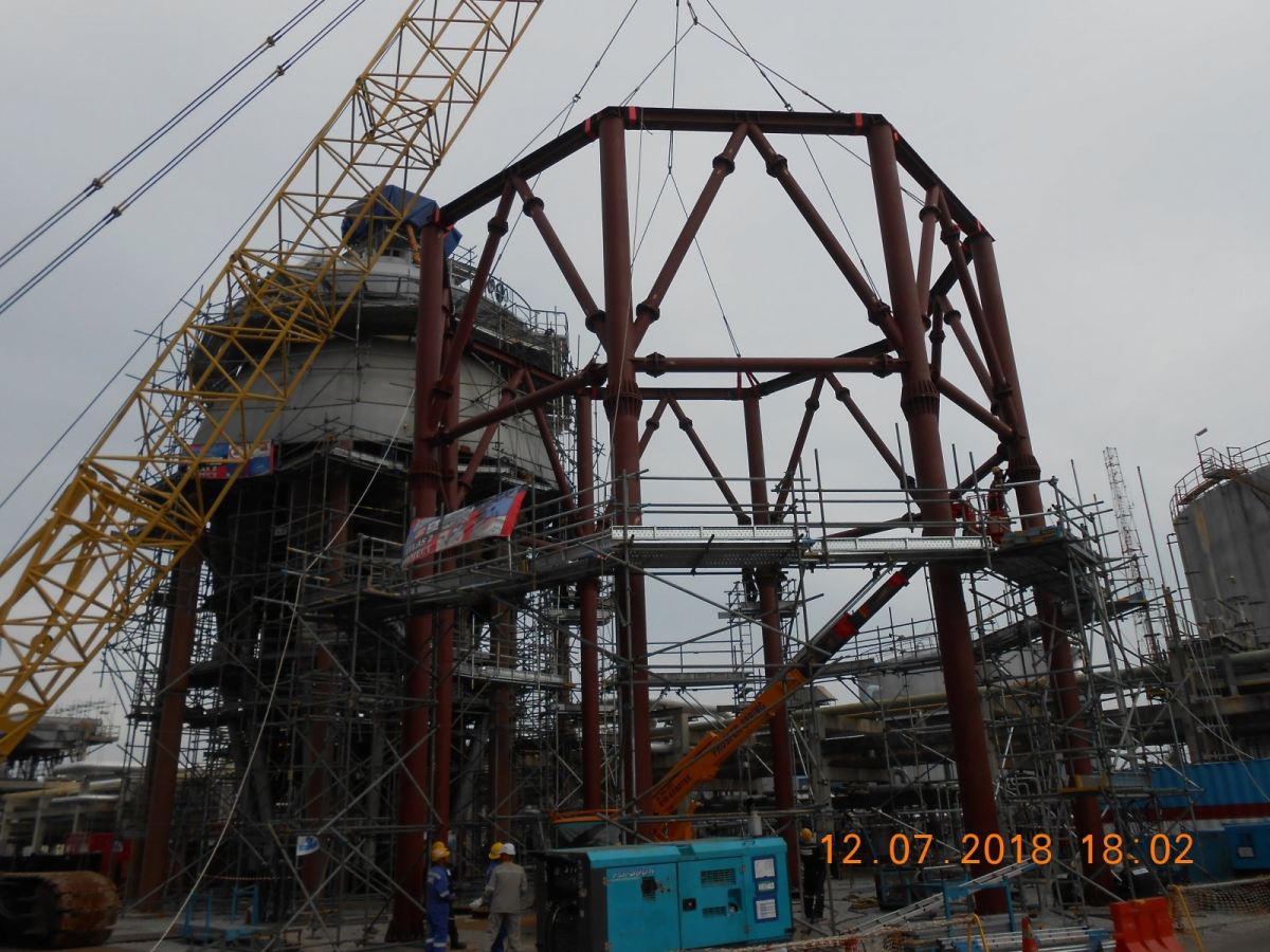 Hengyuan Refining Atlas Dome Temporary Structure