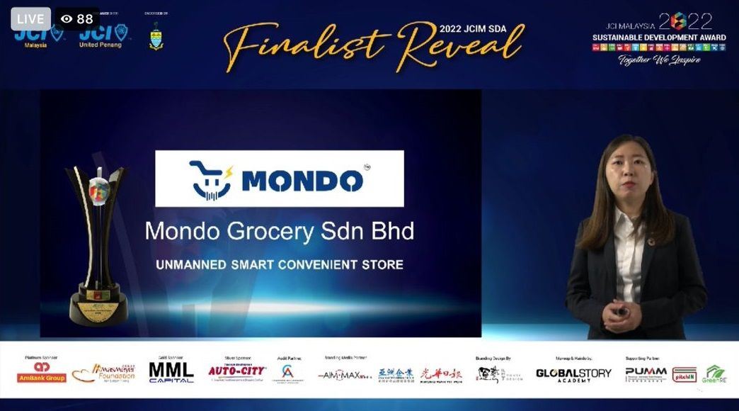Mondo is being selected the Top 36 Finalist of JCI SDA Awards (Dated 29 August 2022)