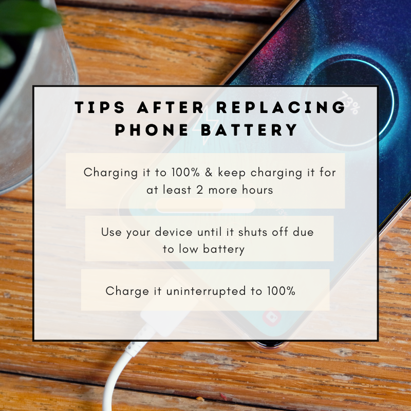 TIPS AFTER REPLACING BATTERY 👍🏼