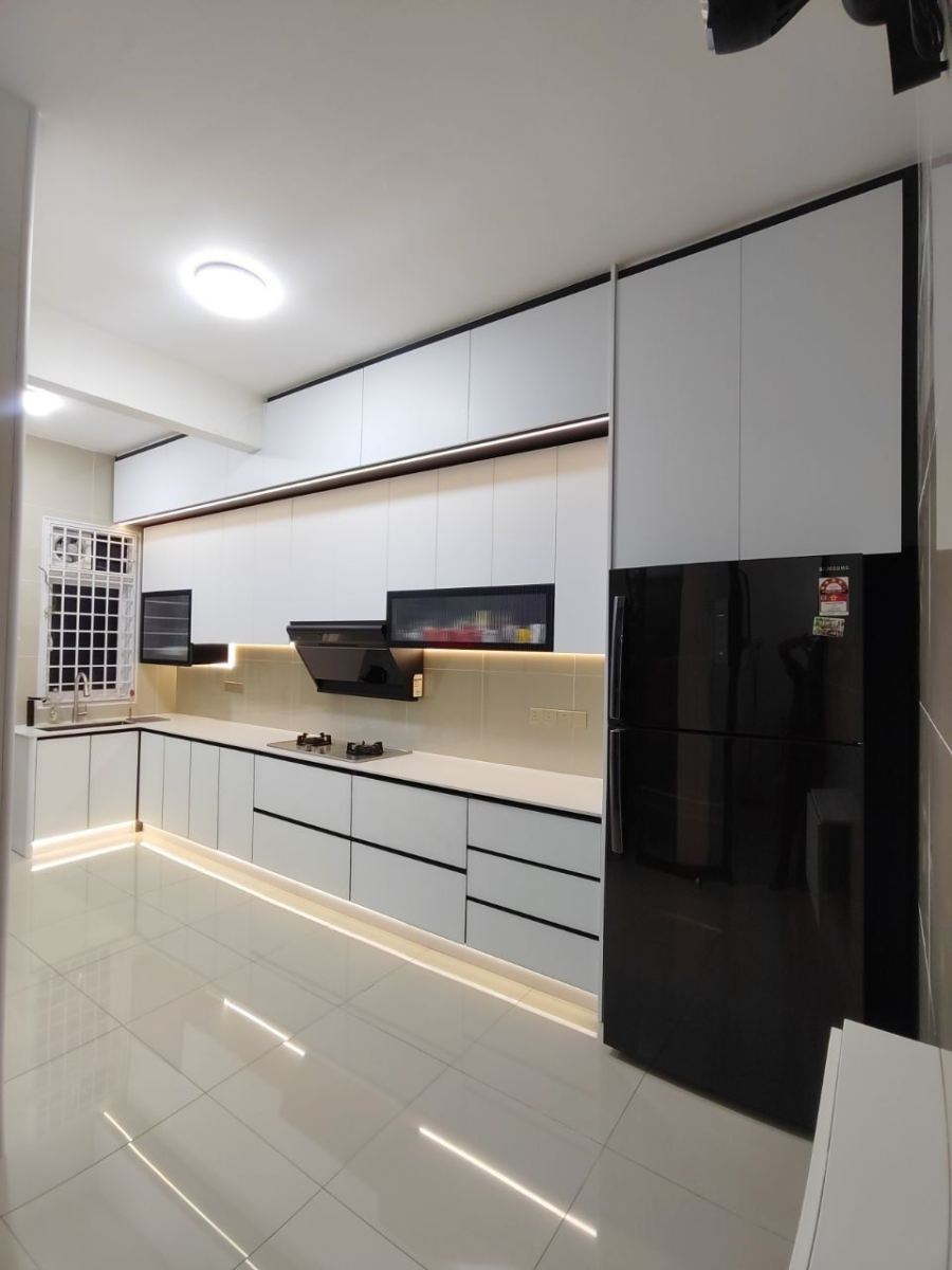 Sleek & Built to Last: Project Spotlight on Our Latest Fully Aluminium Kitchen Cabinet at Taman Seri Songket