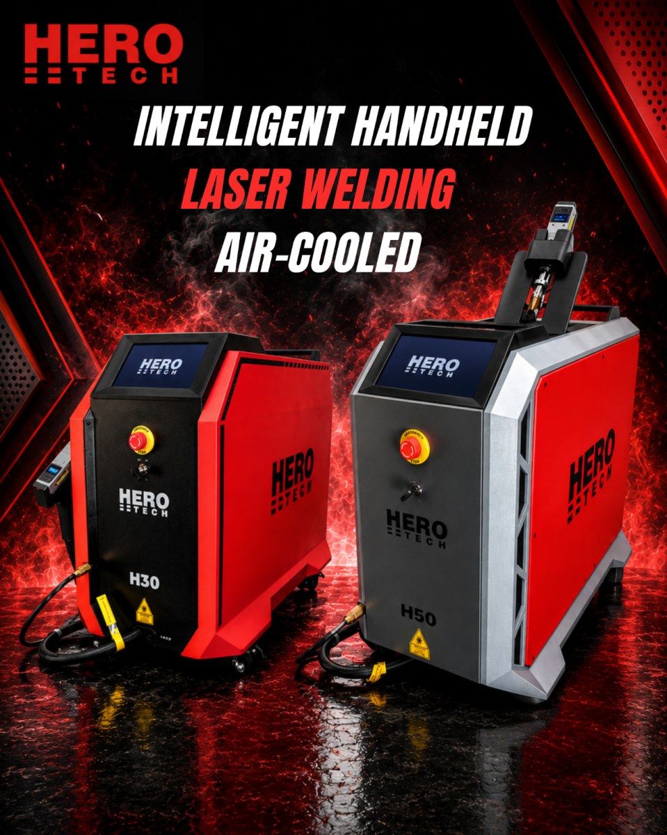 HERO TECH Air-Cooled Laser Welding Machine Model H30/H50