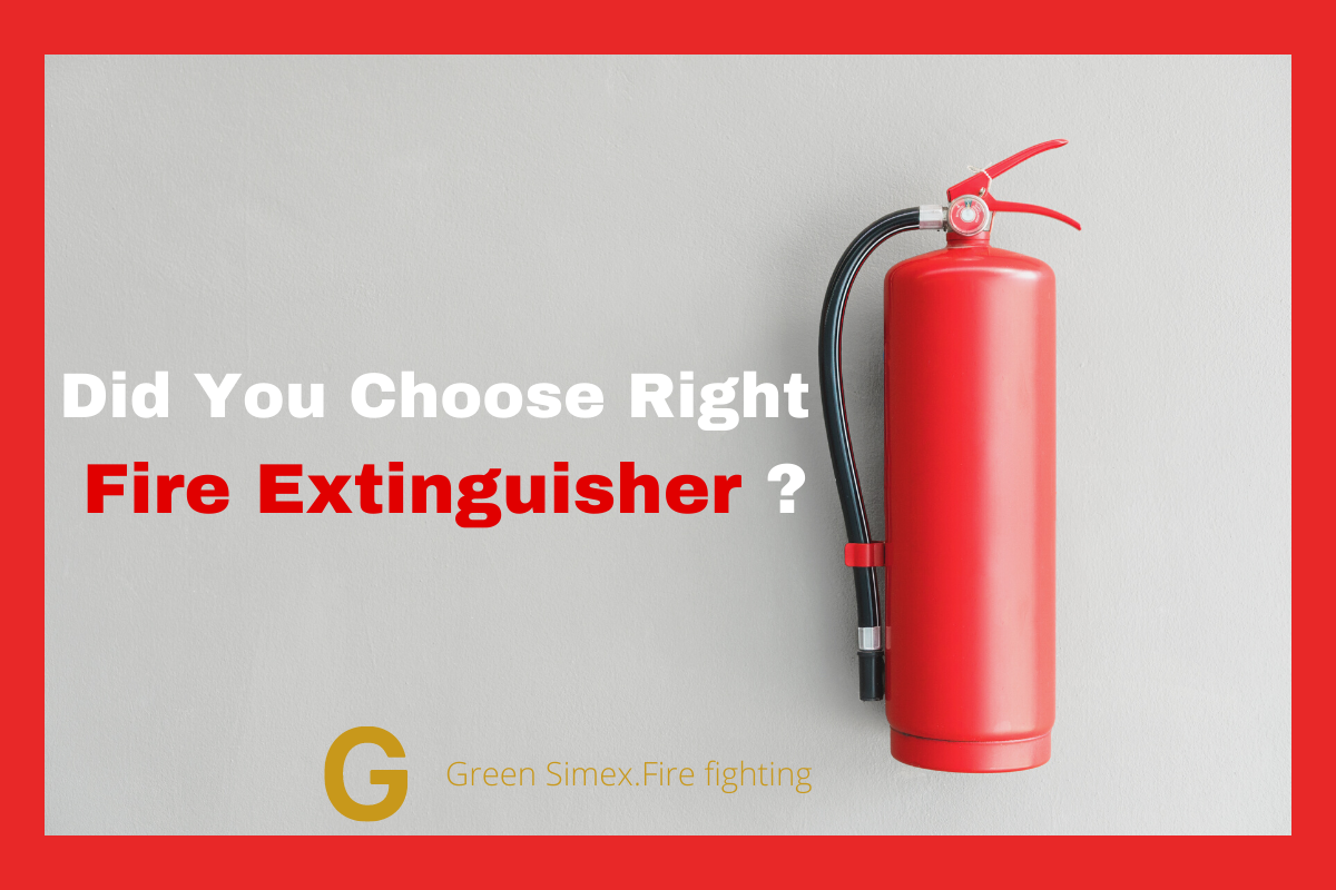 What are the Types & Classes of Fire Extinguisher?