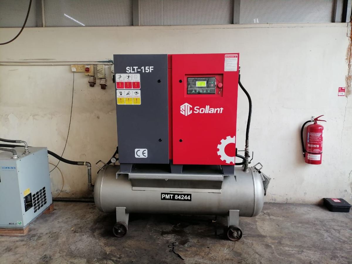 Thanks customer support  Sollant Screw Air Compressor 20HP