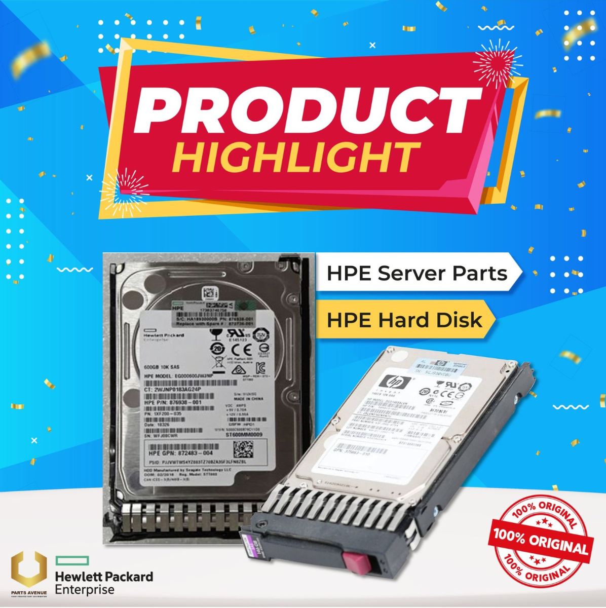 January Product Highlight - Celebrating the Tech Powerhouse With HPE Server Parts & HPE Hard Disk