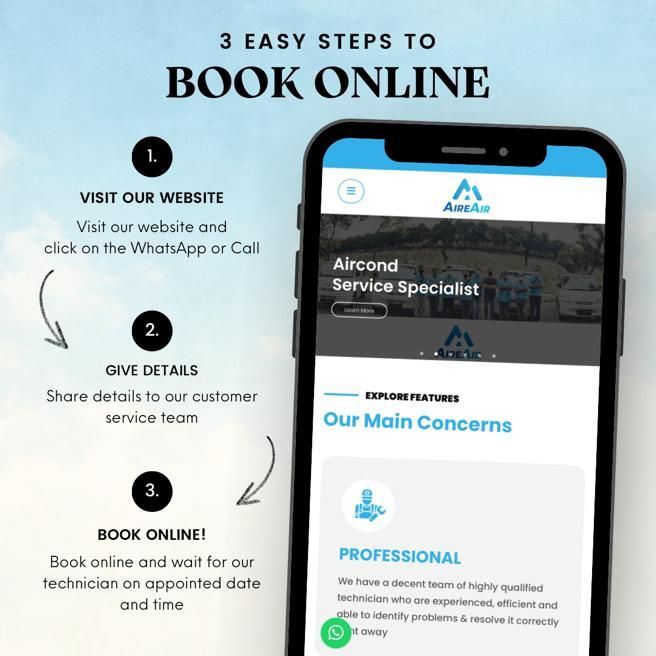 3 Easy Steps To Book With Us
