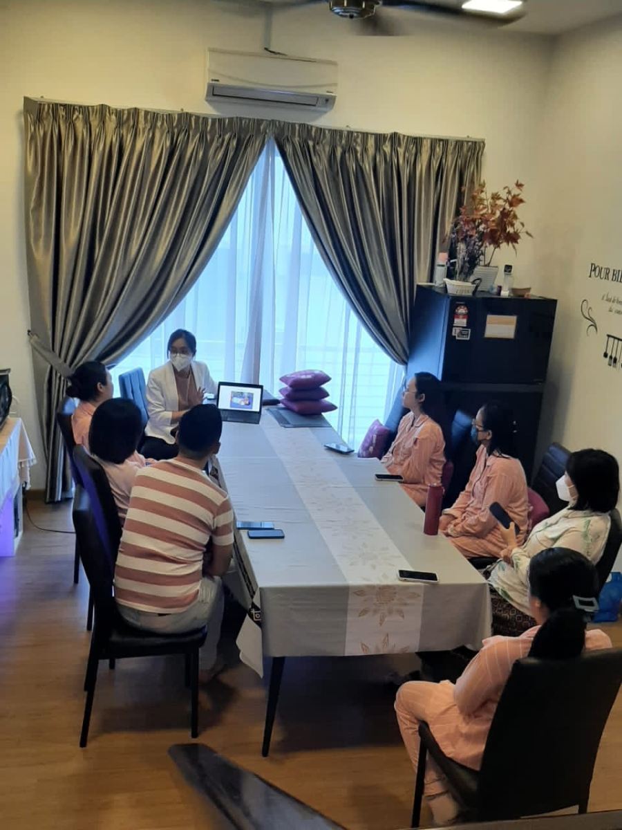 Traditional Chinese Medicine (TCM) Sharing Infant Massage In Confinement Center