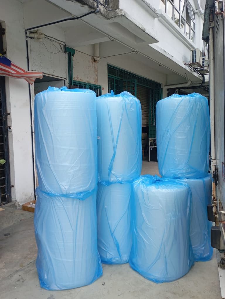 Bubble Wrap 1m x 100meter Clear SL deliver to Klang warehouse 